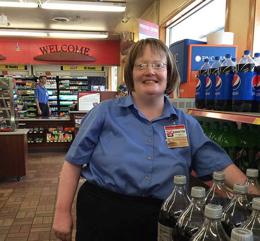 Kristin, an employee at Kwik Trip
