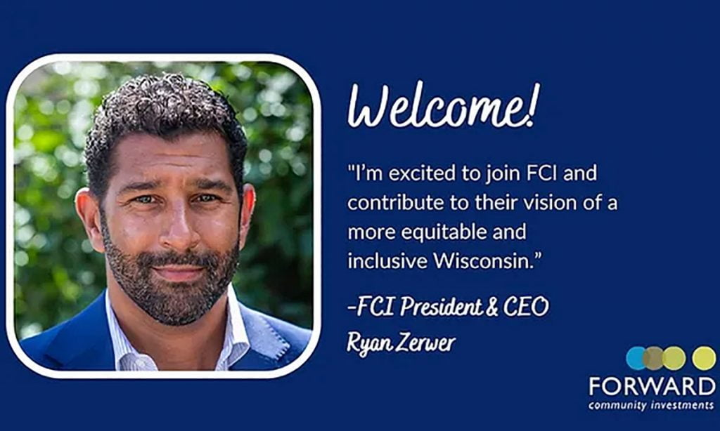 Welcome poster for Ryan Zerwer, FCI president & CEO